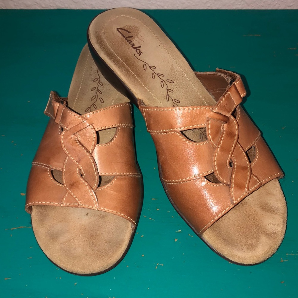 Clarks Slide Sandals Size 7